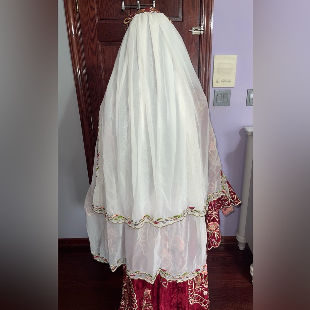 Custom Palestinian Turkish Thobe Embroidered View 3
